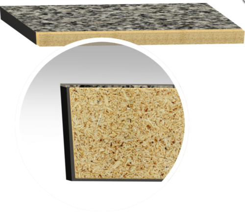 Wood Chipboard side cut