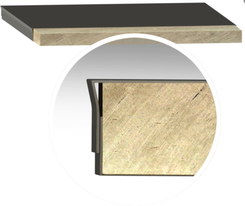 Encapsulated panels Sulphate of calcium  in-fill